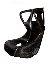REVERIE XR C Carbon Fibre Seat (W) - Twin Skin, Untrimmed, Head Restraint, Side Mount Only