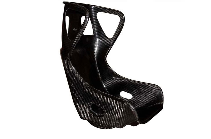 REVERIE XR C Carbon Fibre Seat (W) - Twin Skin, Untrimmed, Head Restraint, Side Mount Only - R01SI0044