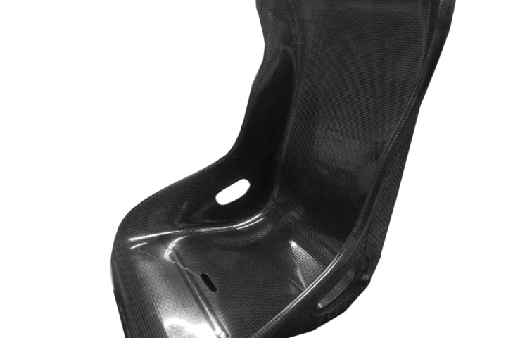 REVERIE GT B Carbon Fibre Seat (W) - Single Skin, Low Back Version - R01SI0056
