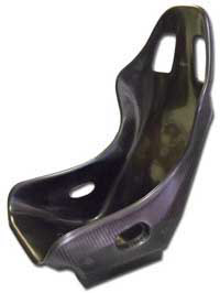 Reverie XM C Carbon Seat (W) - Twin Skin, Untrimmed, Non-Head Restraint, NON FIA Bottom Flat Mounted