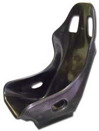 REVERIE XM C Carbon Seat (W) - Twin Skin, Untrimmed, Non-Head Restraint, Non-FIA Bottom Flat Mounted