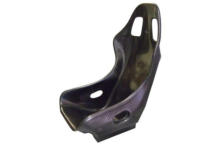 REVERIE XM C Carbon Seat (W) - Twin Skin, Untrimmed, Non-Head Restraint, Non-FIA Bottom Flat Mounted - R01SI0069