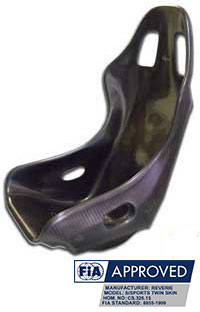 ReVerie Super Sports Carbon Fibre Seat - Twin Skin, FIA Approved