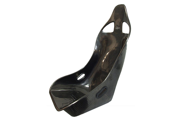 REVERIE Mulsanne CM Carbon Fibre Seat (N) - Twin Skin, Bottom Mounted, Caterham Fit - R01SI0104