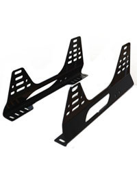 ReVerie Universal 'Kinked' Seat Subframe Mounts - Pair, Satin Black Powder Coated