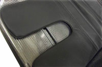 ReVerie Seat Cushion Kit (Narrow) - Leather (Black Nylon Rear) Black