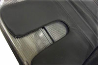 REVERIE Seat Cushion Kit (Narrow) - Leather (Black Nylon Rear) Black