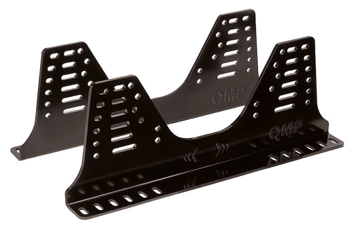 Universal Tall Long 90 degree Alloy Monoblock Fixed Seat Subframe Side Mount - Pair - R01SI6056