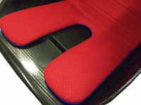 ReVerie Seat Cushion Kit (Wide) - FIA Spacer Fabric: Red