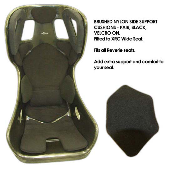 ReVerie Brushed Nylon Seat Side Support Cushions - Pair, Velcro Fit - R01SI6163