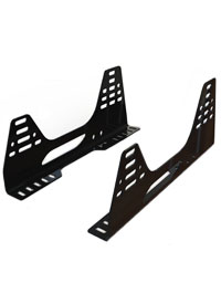 ReVerie Universal 'L-Shaped' Seat Subframe Mounts - Pair, Satin Black Powder Coated, 3mm Steel