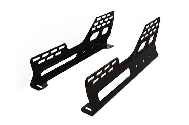 Lotus Elise/Exige S1, S2, S3 (Upto 2019), VX220  Bucket Seat Subframes - Pair, Satin Black Powder Coated, 3mm S355 Steel - R01SI6215