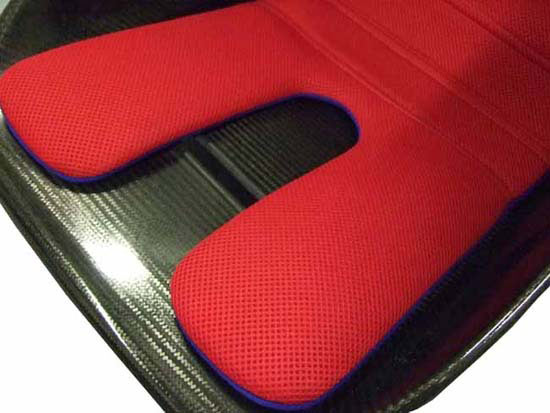 Reverie Seat Cushion Kit (CM) - FIA Spacer Fabric: Red