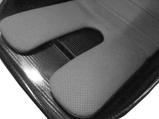ReVerie Seat Cushion Kit (CM) - FIA Spacer Fabric: Grey - R01SI6223