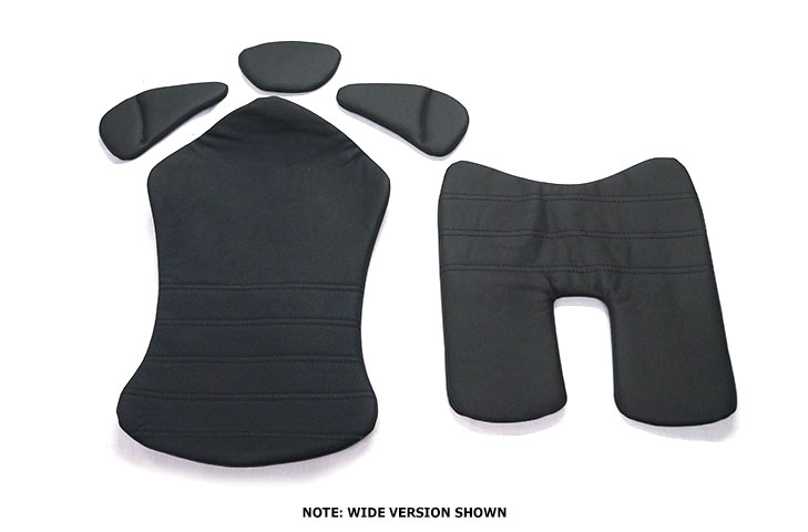 ReVerie Seat Cushion Kit (CM) - Leather Smooth Nappa (Black Nylon Rear) Black