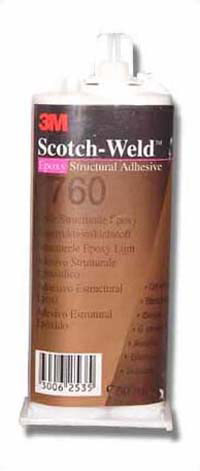 3M Scotch-Weld DP760 EPX Epoxy High Temp Adhesive - 50ml White