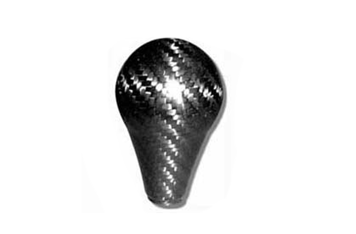 Universal Carbon Fibre Gear Shift Knob (Light Bulb Style) - Unfilled, Tufnol Insert - R01SU0034