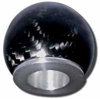 Lotus Elise/Exige/2-Eleven Carbon Fibre Gear Shift Knob - M10-1.5 Round Shaft Lift-Reverse, Tungsten Filled, Alloy Insert