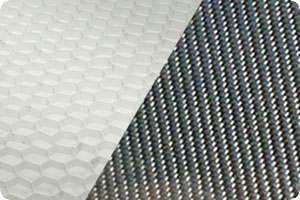 Carbon Fibre Aluminium Honeycomb Sheet/Panel 5mm 1240mm x 1000mm - Double Sided Gloss