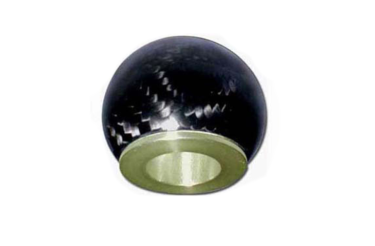 Lotus Elise/Exige S2, V6, 111R/240R Carbon Fibre Gear Shift Knob - M12-1.5 Lift-Reverse, Unfilled, Brass Insert - R01SU0197