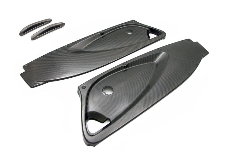 Lotus Elise/Exige S2 & S3 Carbon Door Panels/Cards & Handles Kit - Pair - R01SU0214