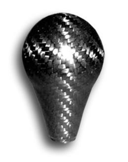 Caterham 7 Ford Type 9 Gearbox Carbon Fibre Gear Shift Knob (Lightbulb Style) - 3/8