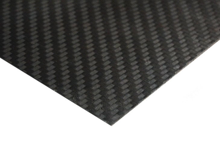 Carbon Fibre Sheet 2.0mm 1220mm x 250mm - Double Gloss - R01SU0304
