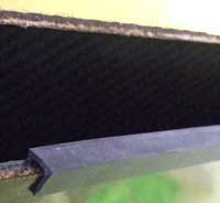 EPDM Square Channel/ Rubber Edge Trim (for 5 - 6mm Sandwich Panels)