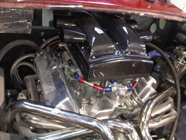 V8 Hockenheim 405 Airbox fitted to Ford 427CI 