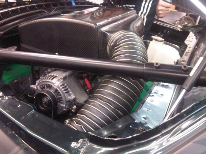 Hockenheim 405 fitted to Honda NSX - shown with Interlagos 425 ram air filter cowl