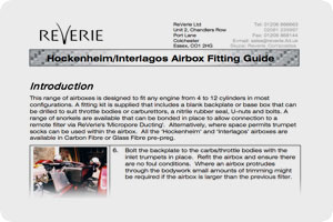 Air Box Fitting Guide