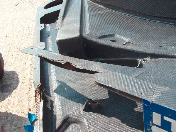 Lola B05/40 LMP2 damage (3)