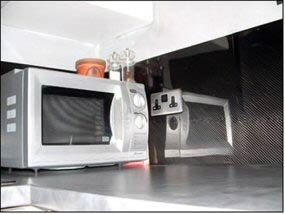 Carbon Fibre kitchen panels