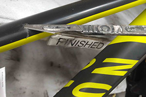 Canyon MTB crack in top tube