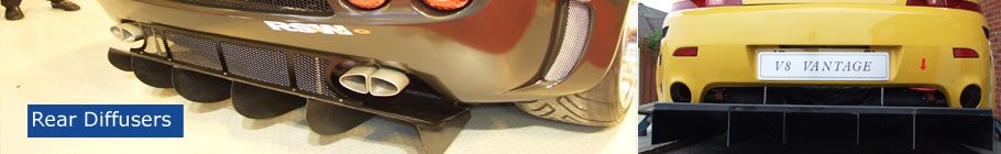 Carbon fibre rear wings for TVR | Reverie Ltd