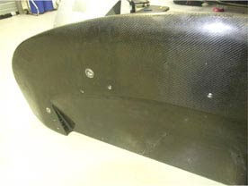 Front Splitter After Repair